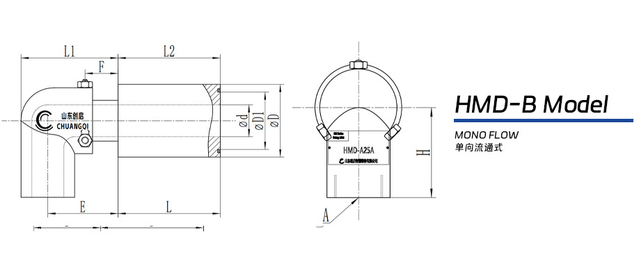 HMD-B型旋转接头图纸 HMD-B型旋转接头图纸