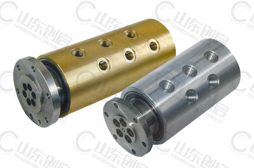 Y6型压缩空气五通路旋转接头实物图