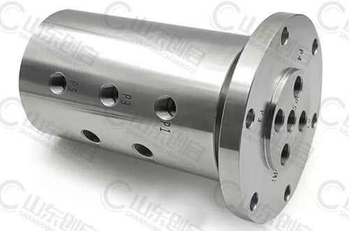 Y5型五通路通水旋转接头实物图